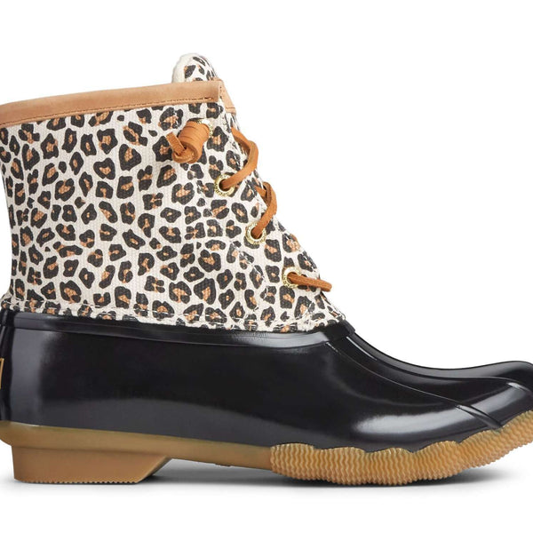 Sperry Women's Saltwater Animal Print Duck Boot