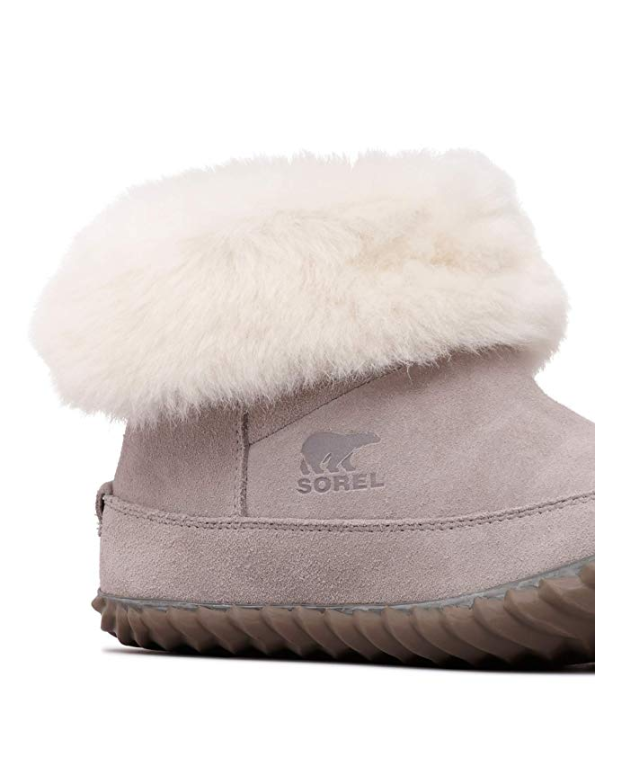 Sorel Women's Out 'N About Slipper Booties (Chrome Grey/Natural)