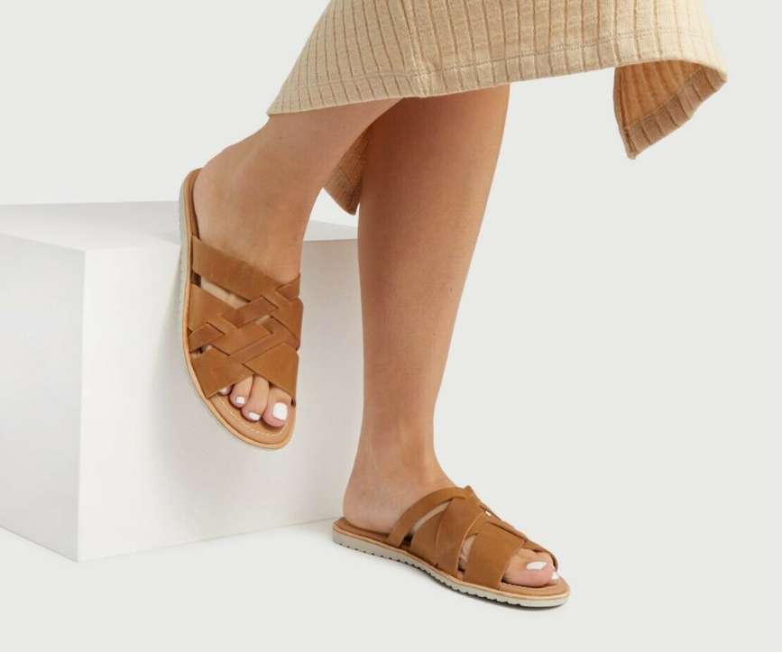 Sorel WOMEN'S ELLA™ SLIDE Camel Brown