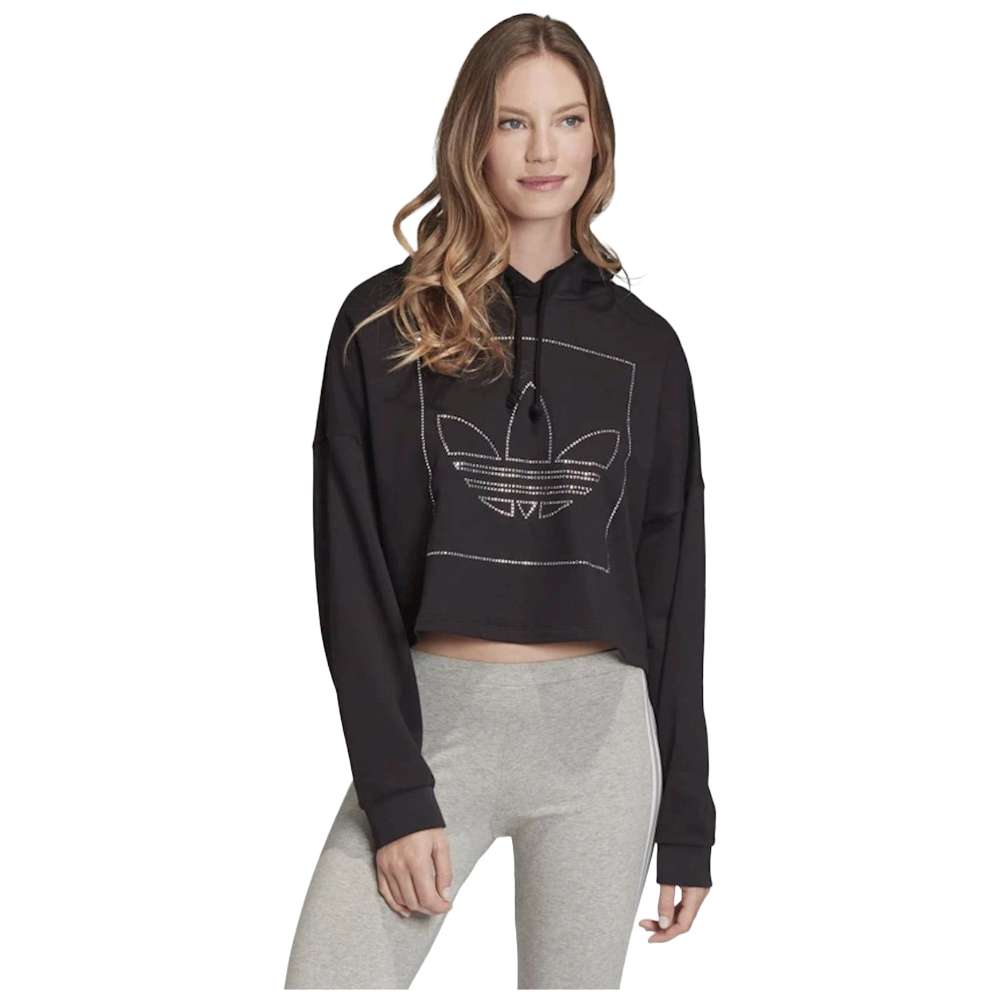 売れ筋商品|||adidas　Originals  レディース　HOODIE CROP　（VICCRI）(H20444） adidas Originals Women's Crop Hoodie – runnwalk