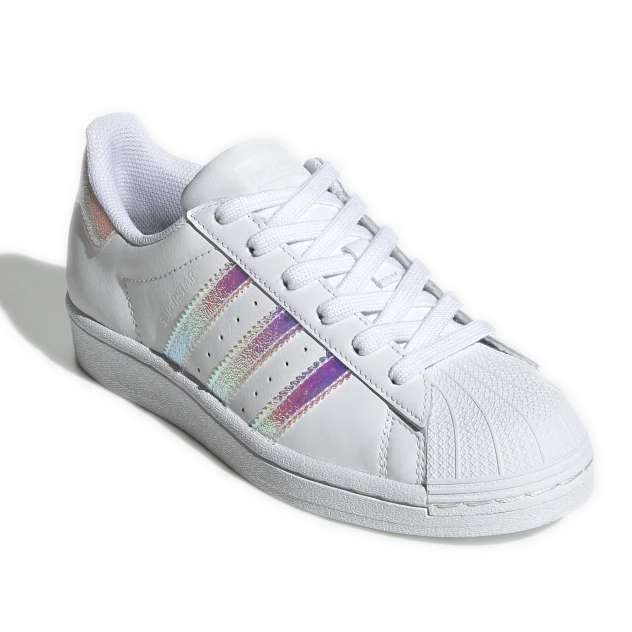 adidas Originals Junior's Iridescent Superstar Shoes – runnwalk