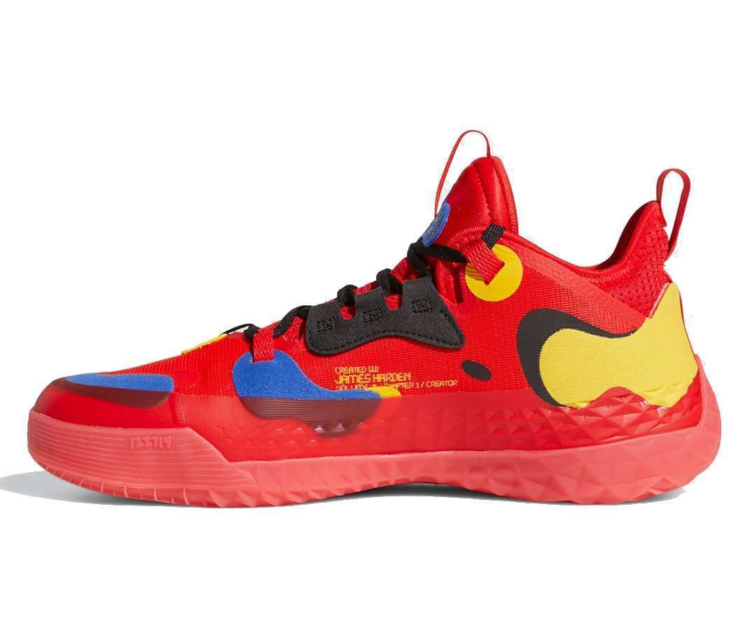 Adidas Men's Harden Vol. 5 Futurenatural McDonald’s All-American Rotation FZ1292 Vivid Red/Bold Gold/Royal Blue