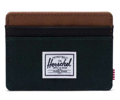 Herschel Charlie RFID Wallet #10360-04981(Scarab/Black/Saddle)