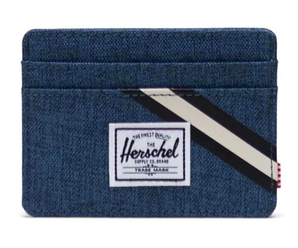 Herschel Charlie RFID Wallet #10360-05426(Ensign Blue Crosshatch)