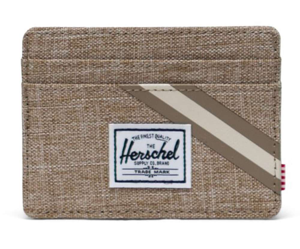 Herschel Charlie RFID Wallet #10360-05441(Tobacco Crosshatch)