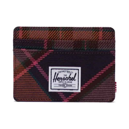 Herschel Charlie RFID Wallet - Slate Rose Plaid 10360-05699